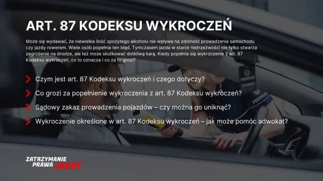 Jakie mandaty za jazdę po pijanemu? Sprawdź, by uniknąć kary! Jakie mandaty za jazdę po pijanemu? Sprawdź, by uniknąć kary!
